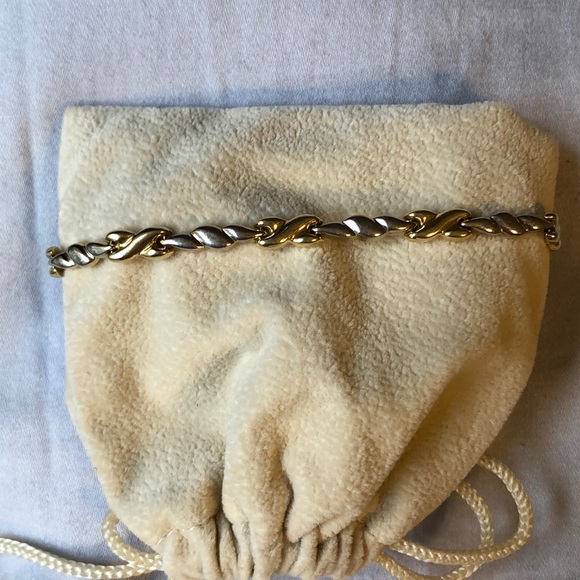 Jewelry - 14K two-toned Yellow Gold & White Gold Bracelet.